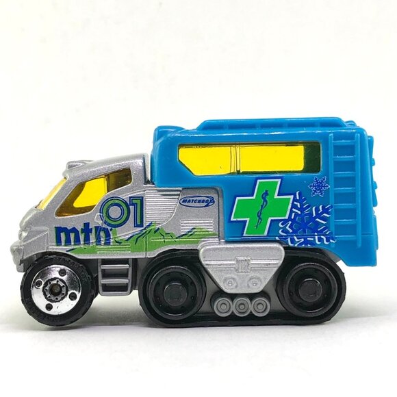 🦋 Matchbox Arctic Track Truck Medic Arctic Alarm Series Snow Doctor Tractor - Picture 1 of 12